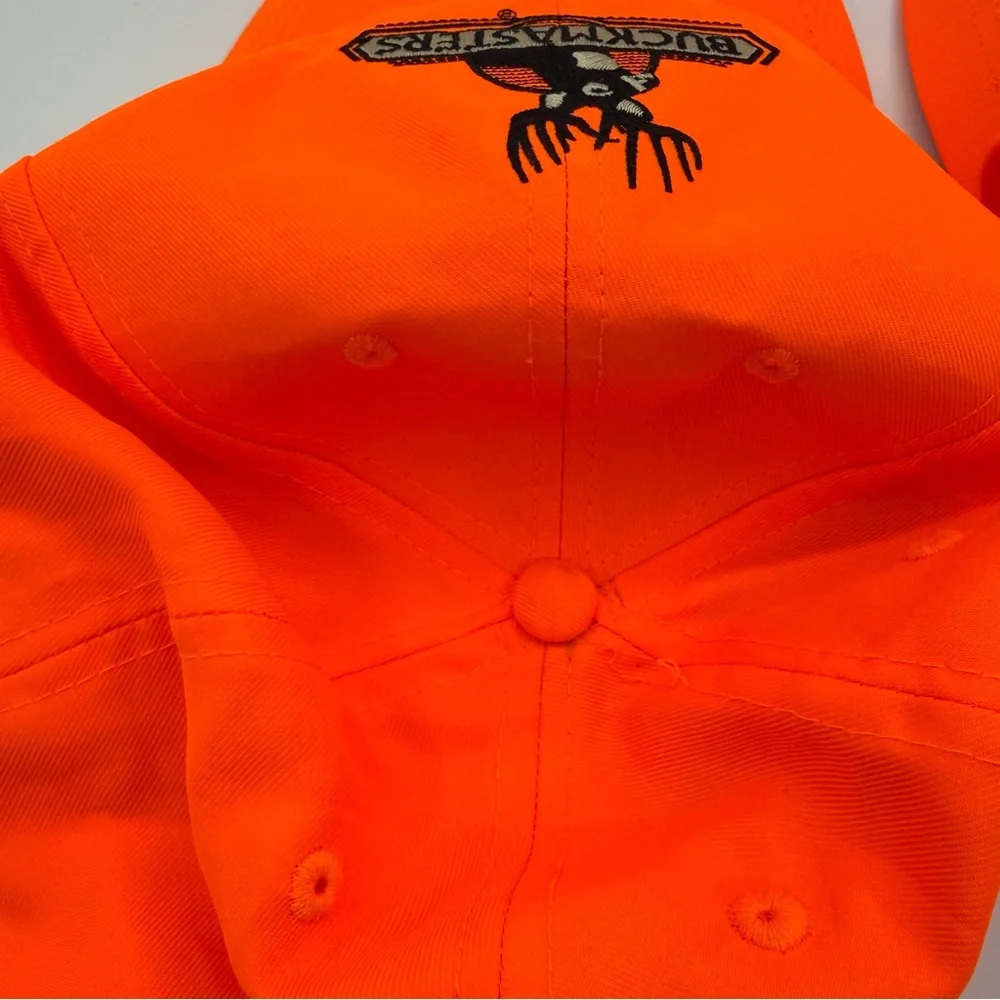 2 Buckmasters‎ Orange Adjustable Baseball Cap